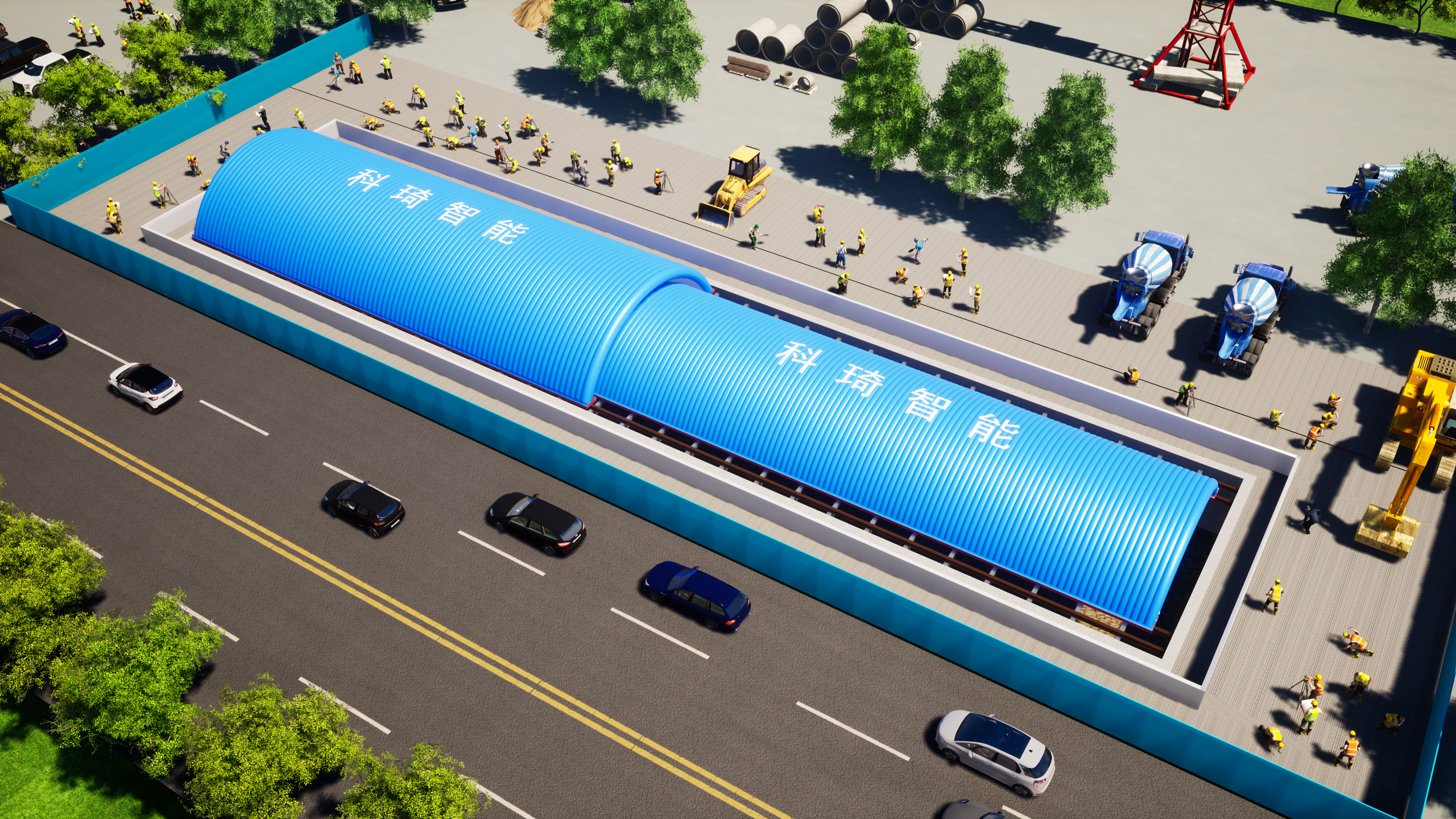 基坑气膜应用场景